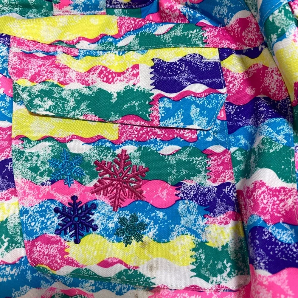 Snow Dragons Girls Sz 6‎ Colorful Snowpants